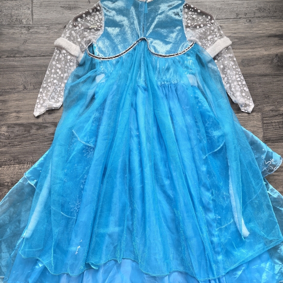 Blue Snow Princess Costume for Kids - Picture 5 of 6
